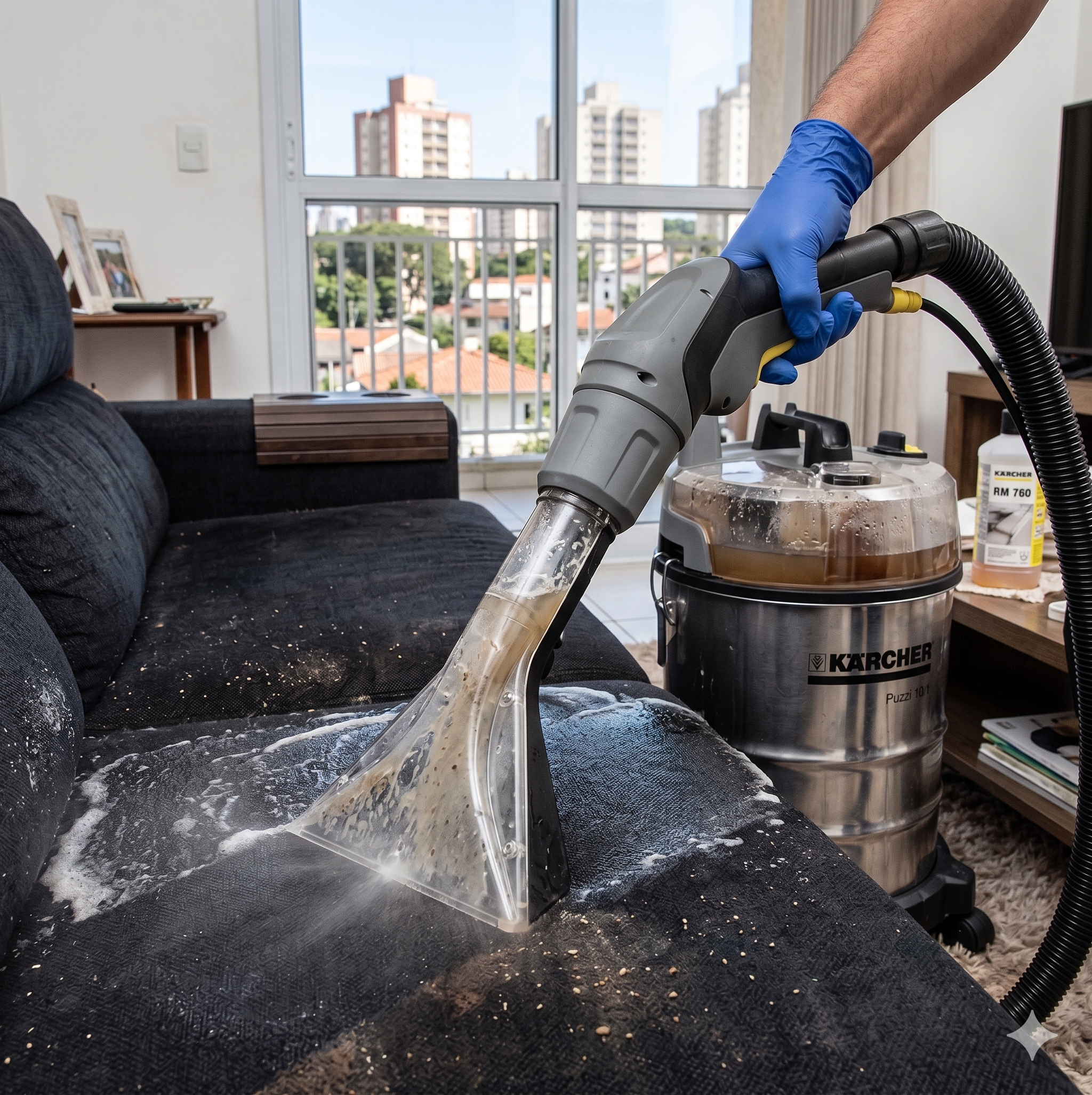 Guia de Higienização: Extratora de Sofá Para limpeza pesada